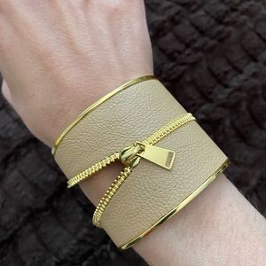 BCBG Maxazria gold tone cuff